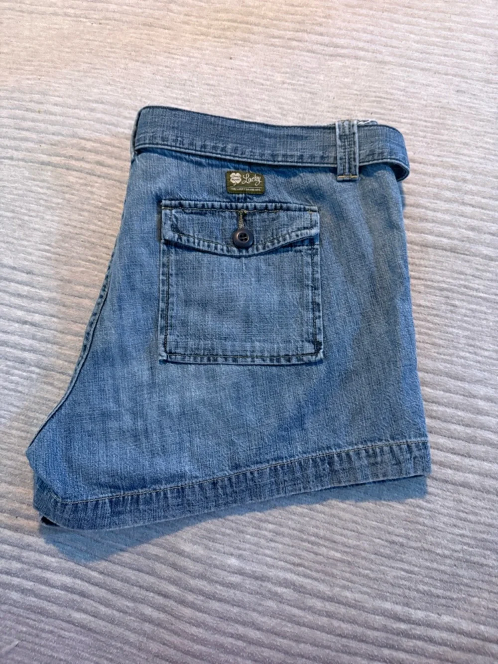 Lucky Brand Shorts Size 31 Tie Waist Lightweight Denim Casual - Picture 5 of 7
